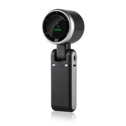 Portable 3 In 1 Rechargeable TurboHandheld Fan With 5 Speeds And4000mAh Battery
