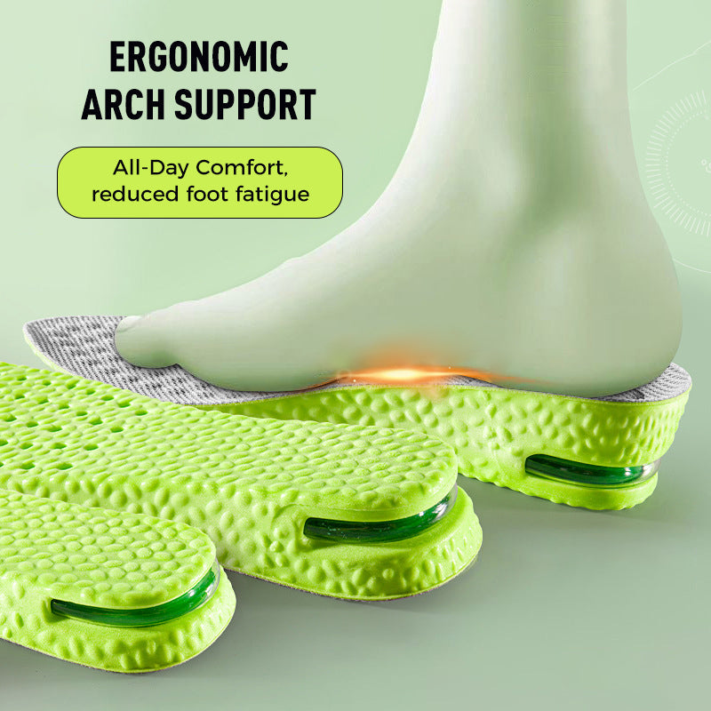 📢40% OFF!! ⏰ Comfortable cushioned insoles that increase height: walk effortlessly and in style!👟