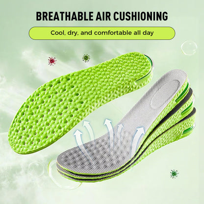 📢40% OFF!! ⏰ Comfortable cushioned insoles that increase height: walk effortlessly and in style!👟