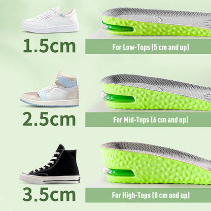 📢40% OFF!! ⏰ Comfortable cushioned insoles that increase height: walk effortlessly and in style!👟