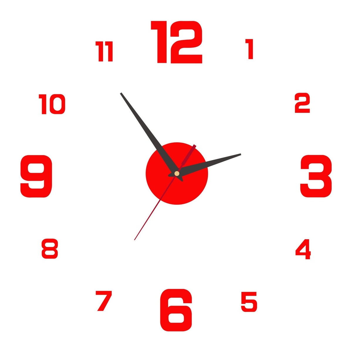 ⏰3D DIY Luminous Acrylic Wall Clock – Modern Decorative Clock Set