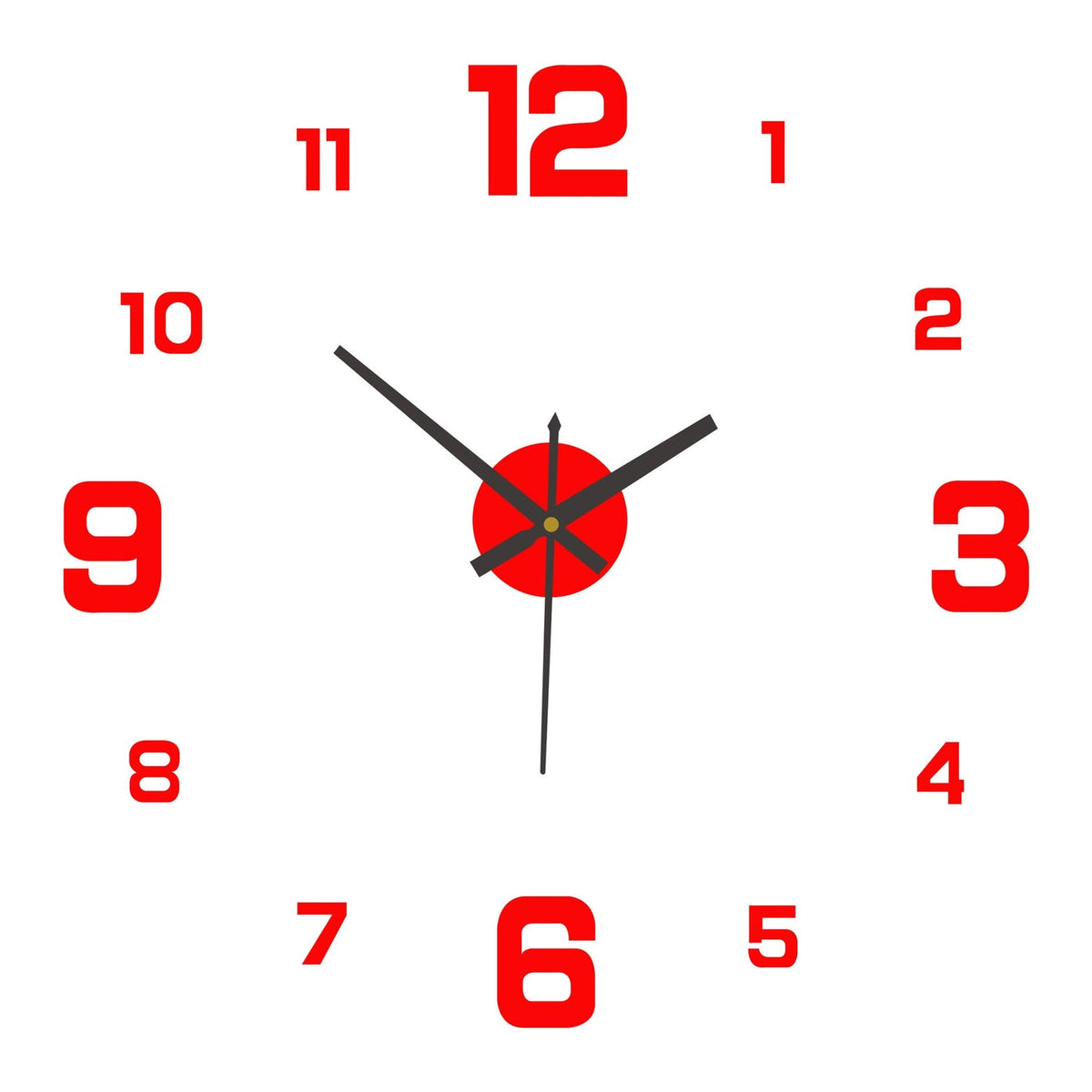 ⏰3D DIY Luminous Acrylic Wall Clock – Modern Decorative Clock Set