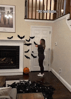 🔥Halloween Early Bird Sale🎃3D LED BAT DECORATION🦇✨