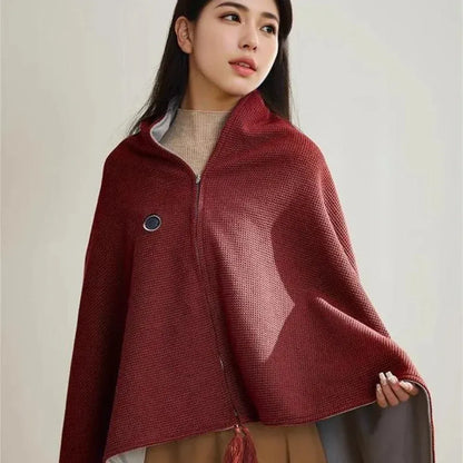 🔥 Christmas Sale 60% OFF ❄️🔥Portable Heated Shawl – Wearable Electric Heating Shawl ☀️ Warm the Entire Winter