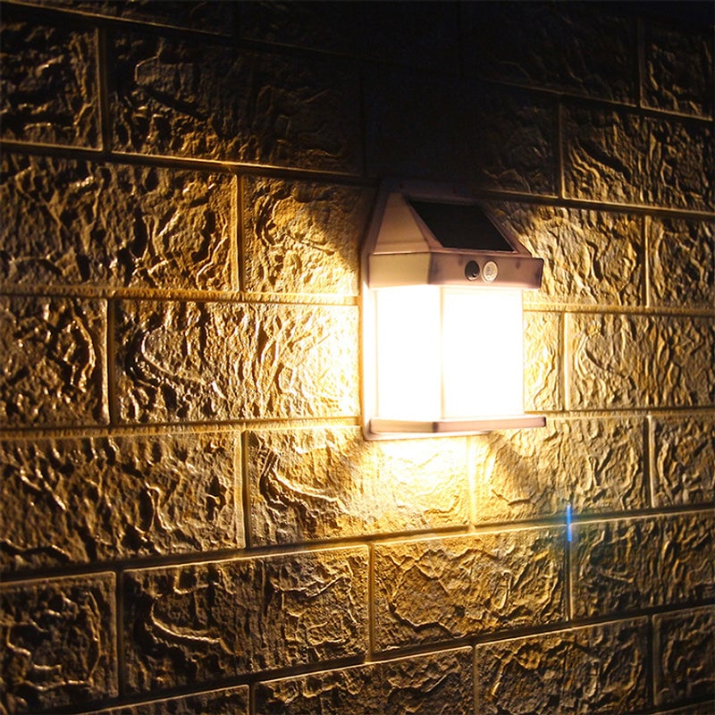Solar Motion Sensor Wall Light | Waterproof Outdoor Decor Lamp
