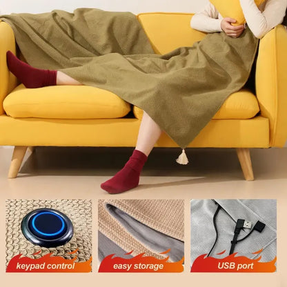 🔥 Christmas Sale 60% OFF ❄️🔥Portable Heated Shawl – Wearable Electric Heating Shawl ☀️ Warm the Entire Winter
