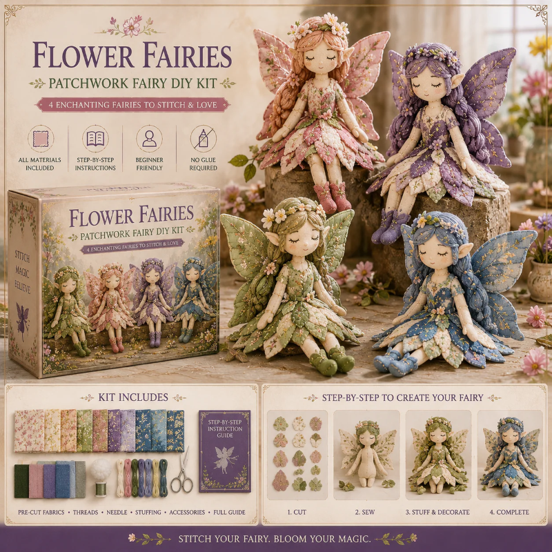 🎁 Perfect for gifting In 2026 Fairy Patchwork DIY Collection
