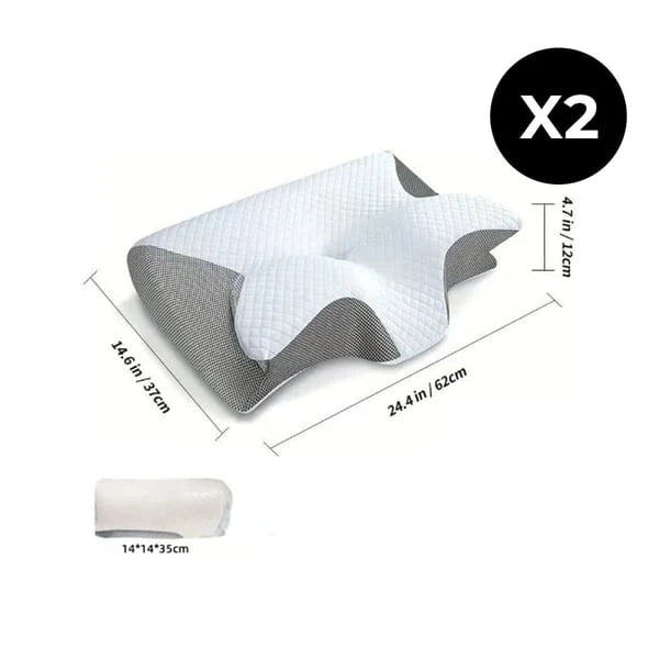 Cervical Pillow for Cozy Sleep，Pillow for Cozy Sleep，Orthopedic Bed Pillow for Side, Back, and Stomach Sleeper