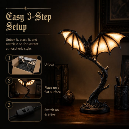 🔥Halloween Early Bird Sale🎃Glowing Bat Desk Lamp
