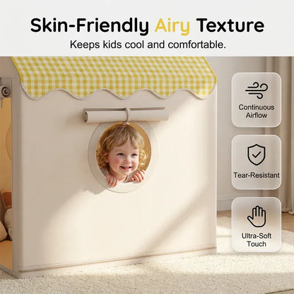 🏠✨ Kids Indoor Play Tent Castle – Cozy Playhouse for Imaginative Fun