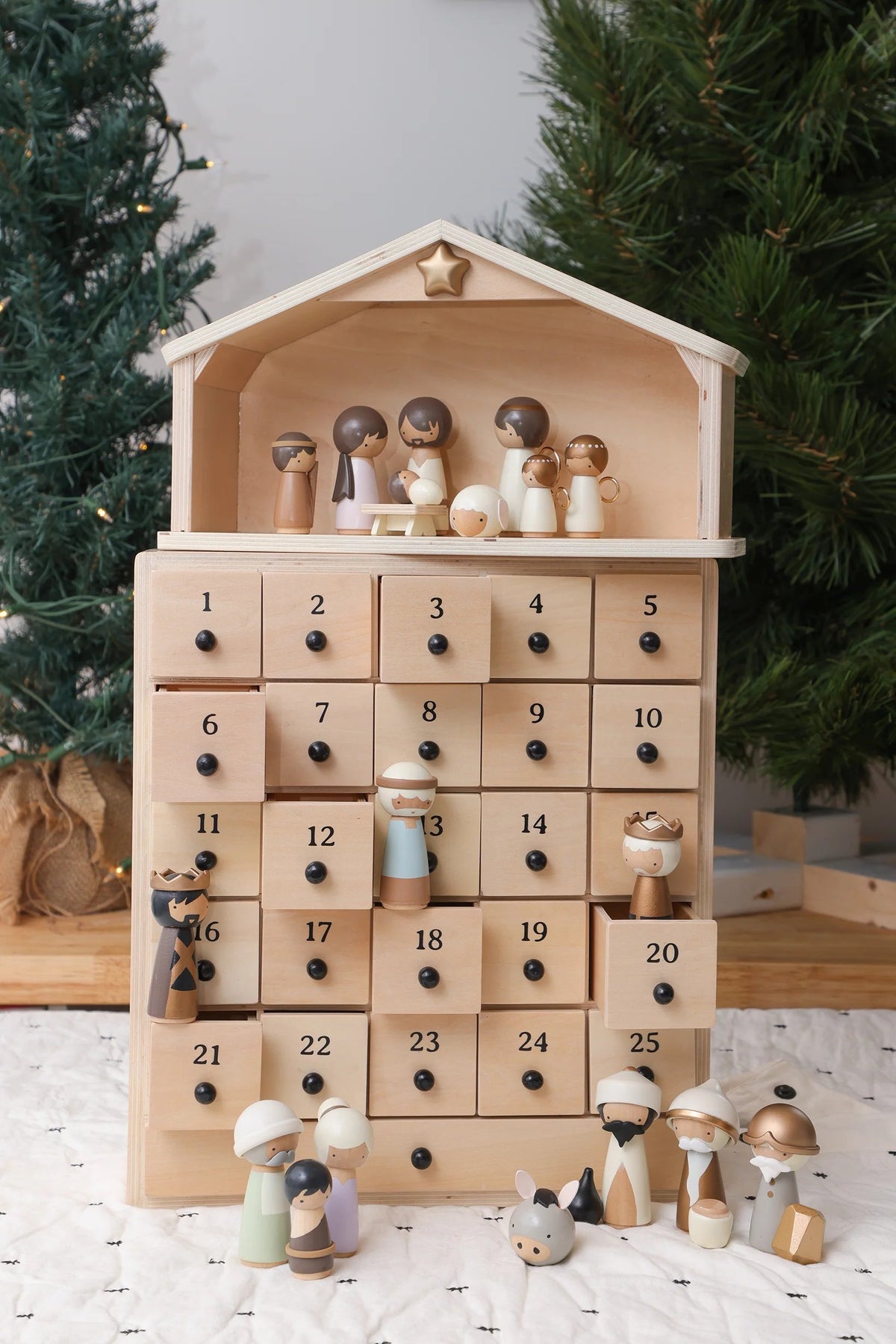 🔥LAST DAY SALE - 49% OFF✨✝️The Rescuer –Nativity Advent Calendar