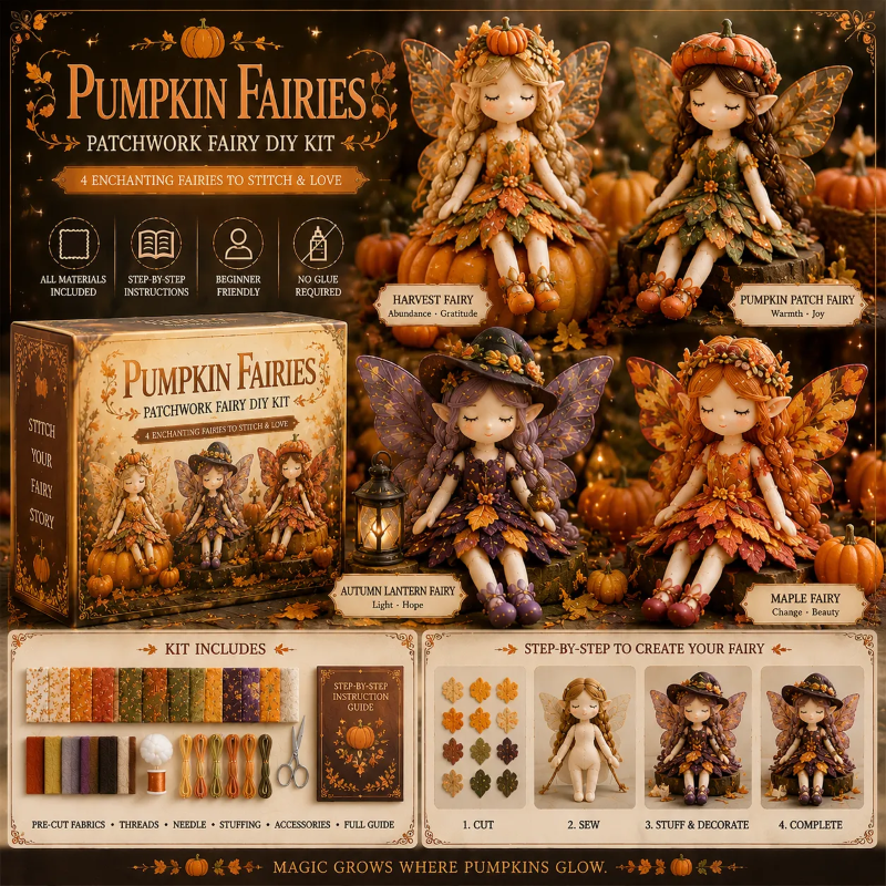 🎁 Perfect for gifting In 2026 Fairy Patchwork DIY Collection