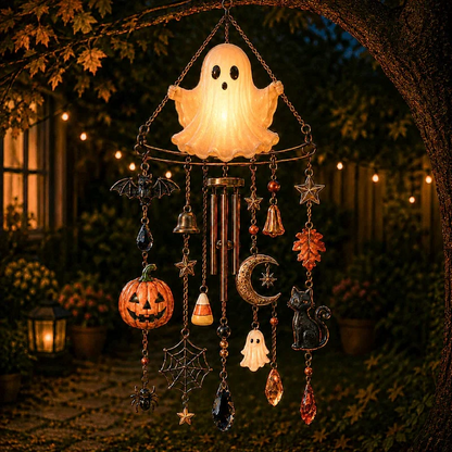 🔥Halloween Early Bird Sale🎃Haunted Glow Ghost Wind Chime