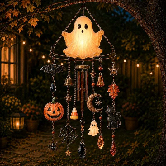 🔥Halloween Early Bird Sale🎃Haunted Glow Ghost Wind Chime