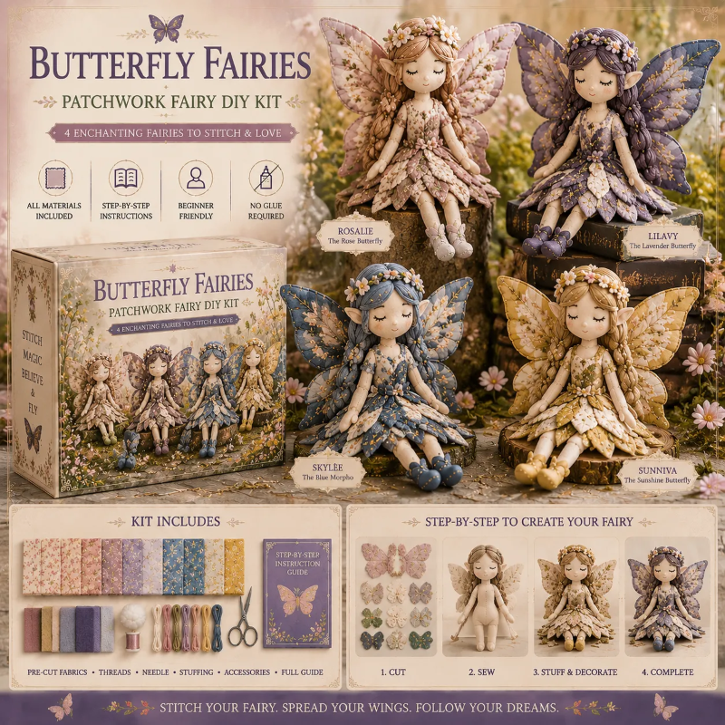 🎁 Perfect for gifting In 2026 Fairy Patchwork DIY Collection