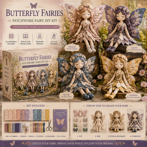 🎁 Perfect for gifting In 2026 Fairy Patchwork DIY Collection