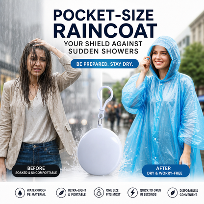 🔥Mini Ball Shape Disposable Raincoat