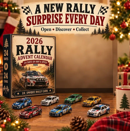 🏎️ 2026 Rally Advent Calendar – 24 days of speed & action, 24 rally cars to collect