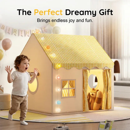 🏠✨ Kids Indoor Play Tent Castle – Cozy Playhouse for Imaginative Fun