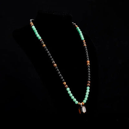 Tiger Eye & Obsidian & Green Aventurine Triple Protection Bracelet