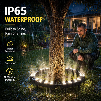 LED Ring Tree Light(Single Piece) | Outdoor Waterproof Landscape Spotlight