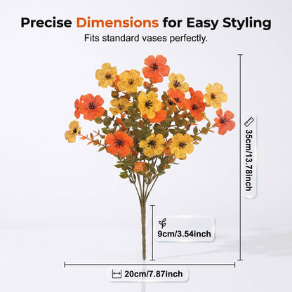🏆 50K+ SOLD! 💐Lifelike UV-Resistant Sunset Mums – Waterproof, Windproof & Perfect for Fall Decor 🍂