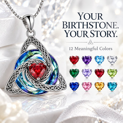 🛡️Celtic Birthstone Shield: Wear Your Protection & Story ✨