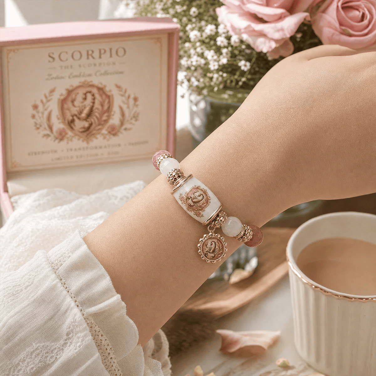 🔥🔥Limited Edition💫 12 Zodiac Bracelet – Natural Chalcedony, Your Sign, Your Energy