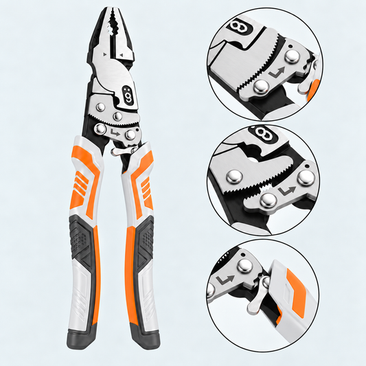 🔧 Self-Locking Ratchet Pliers – Secure Grip, Less Effort