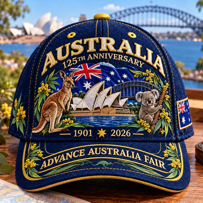 🦘Australia 125th Anniversary 1901–2026 Commemorative Cap