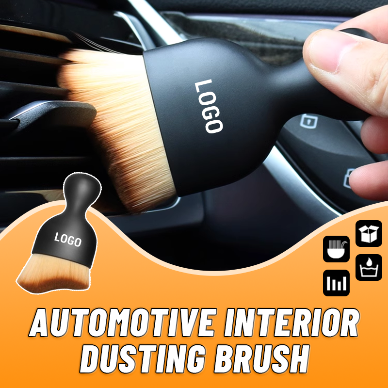 Soft Bristles Interior Duster – Dual Use for Wet & Dry Cleaning