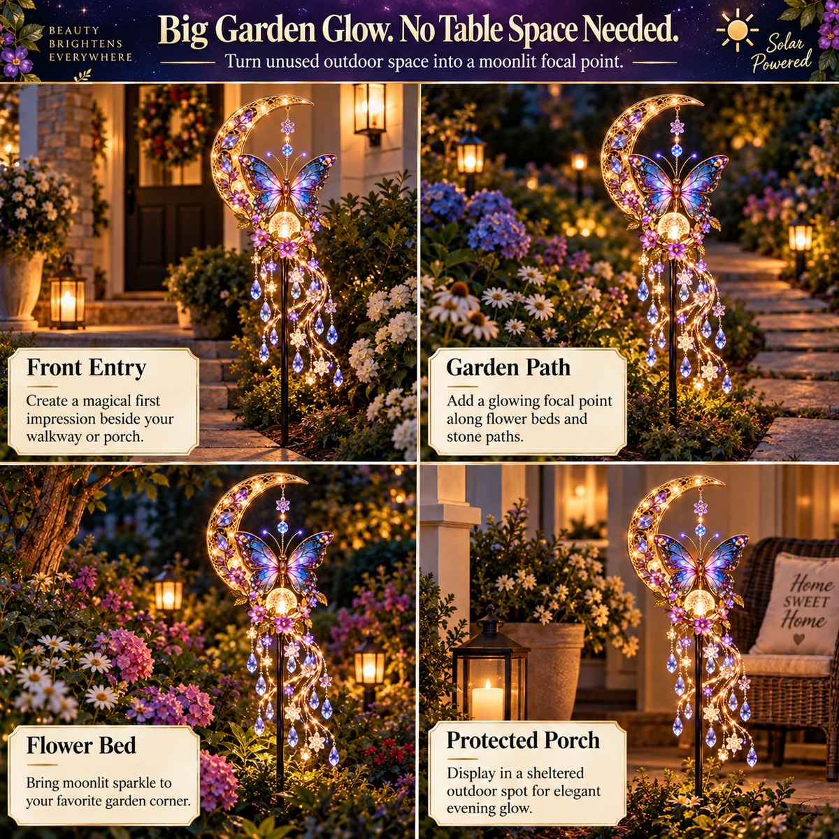 🦋Butterfly Moonlight Cascade™ A Little Moonlight Magic for Your Garden🌺🌺