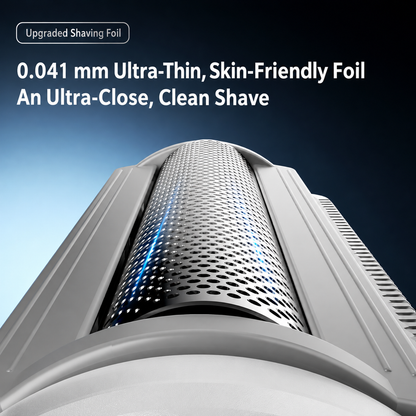 ??Men's Rechargeable Foil Electric Shaver ???¨C Efficient Close Shaving, Cordless Portable Wet & Dry Beard Razor for Daily Grooming