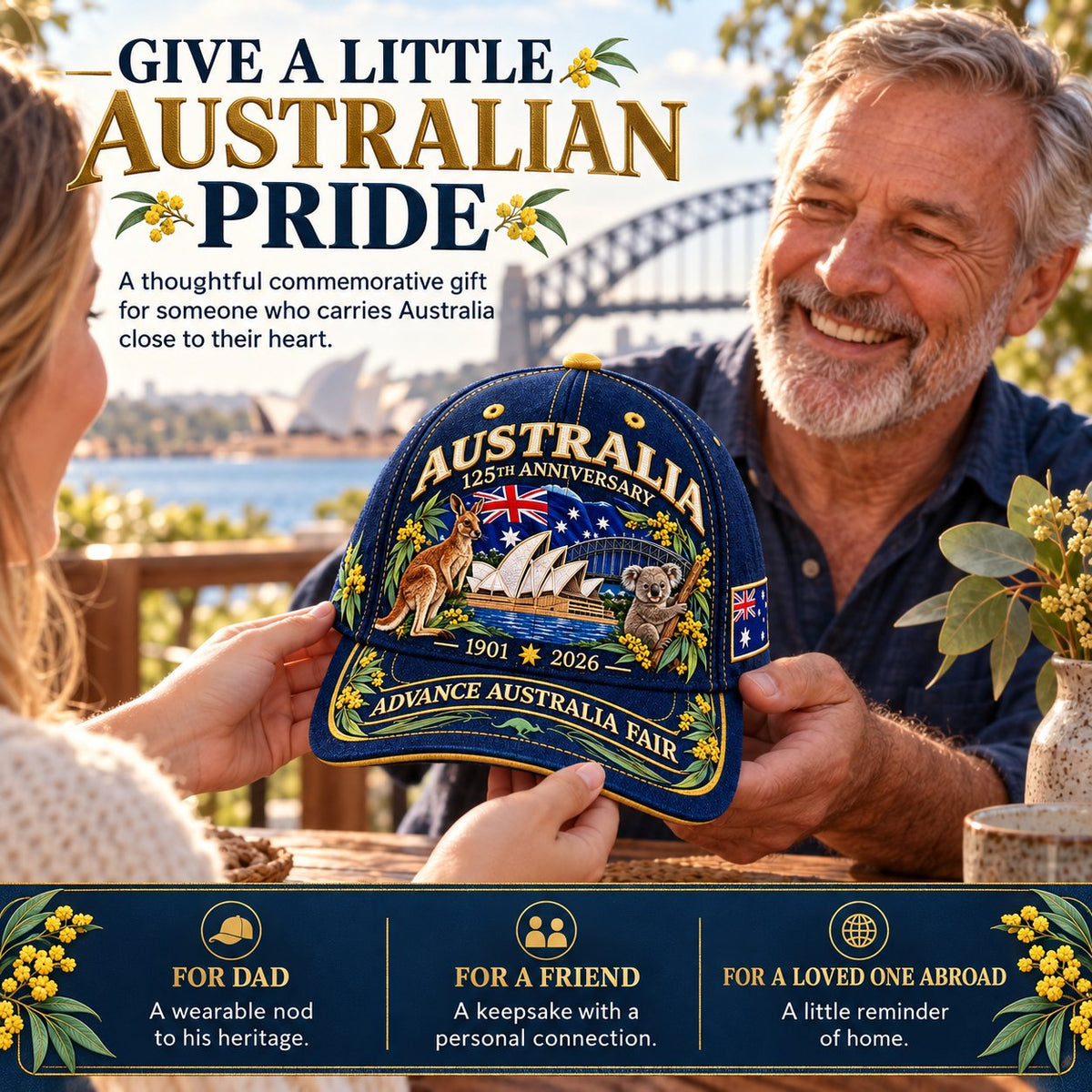 🦘Australia 125th Anniversary 1901–2026 Commemorative Cap