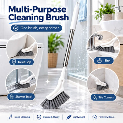 🔥Hot Sale 49% Off🔥Adjustable Length Stainless Steel Telescopic Long Handle Crevice Cleaning Brush 🧹