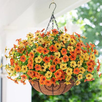UV Resistant Look Real Colorful Spring Flowers