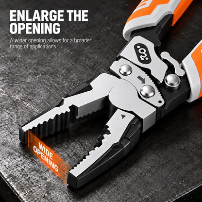 🔧 Self-Locking Ratchet Pliers – Secure Grip, Less Effort