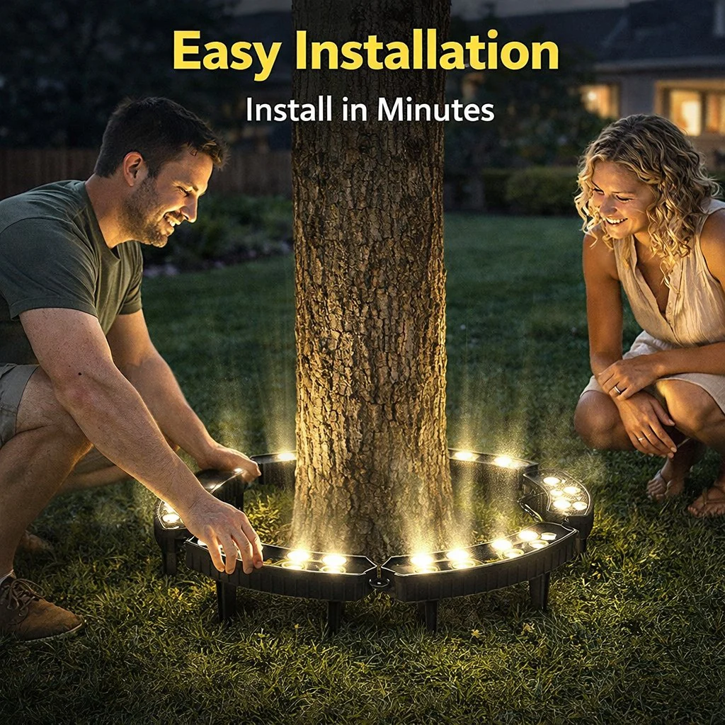 LED Ring Tree Light(Single Piece) | Outdoor Waterproof Landscape Spotlight
