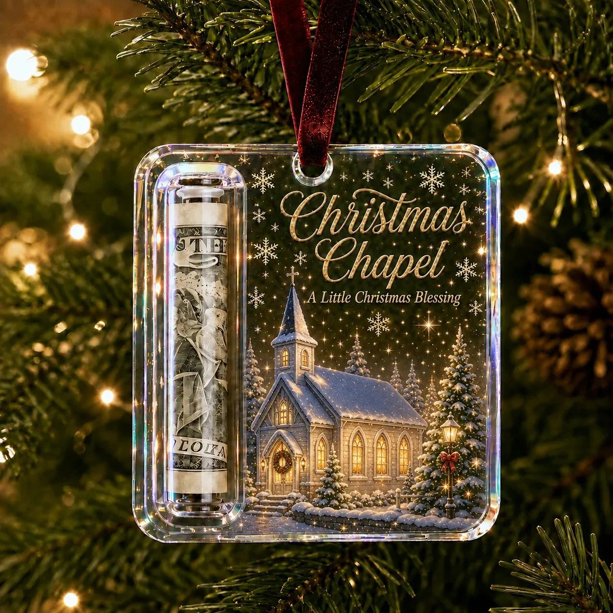 ✨🎄Christmas Cash Gift Holder Ornament
