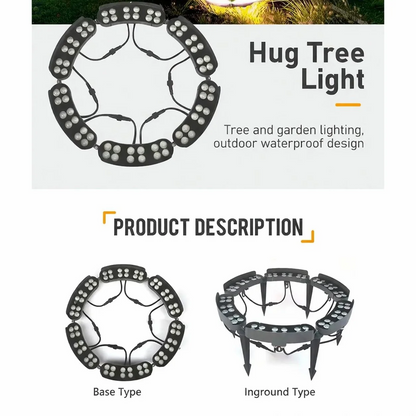 LED Ring Tree Light(Single Piece) | Outdoor Waterproof Landscape Spotlight