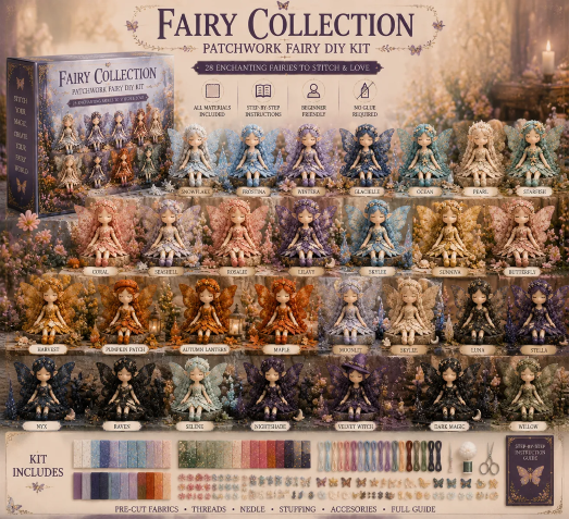 🎁 Perfect for gifting In 2026 Fairy Patchwork DIY Collection