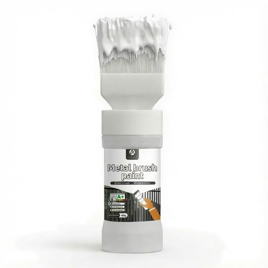 ✨New Arrival✨Water-Based Metallic Silver Paint with Built-in Brush