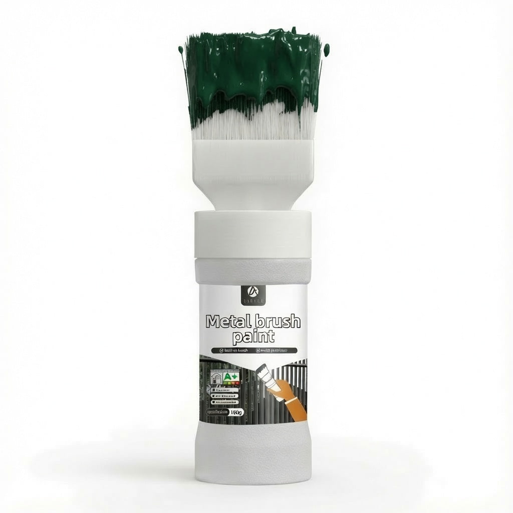 ✨New Arrival✨Water-Based Metallic Silver Paint with Built-in Brush