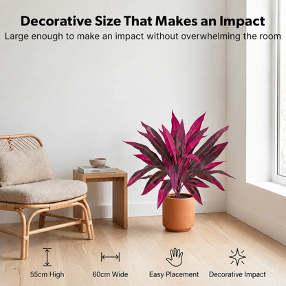 🔥2026 Hot Sale🔥Large Artificial Boston Fern & Dragon’s Blood Tree Plants