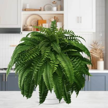 UV Resistant Ferns Artificial Plants Large for Planters, Office & Home Decor, Outdoor & Indoor