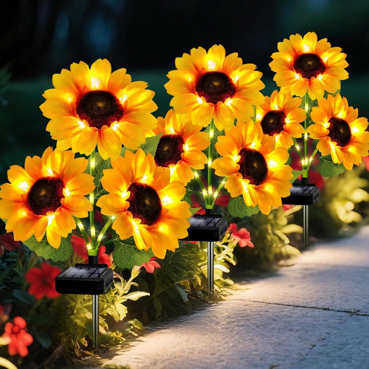 💡⚡LAST DAY 50% OFF💡 Sunflower Solar Lights Outdoor Decor💡
