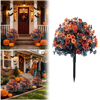 Just Arrived 🔥 Artificial Autumn Halloween Pumpkin & Tree Stump Decoration