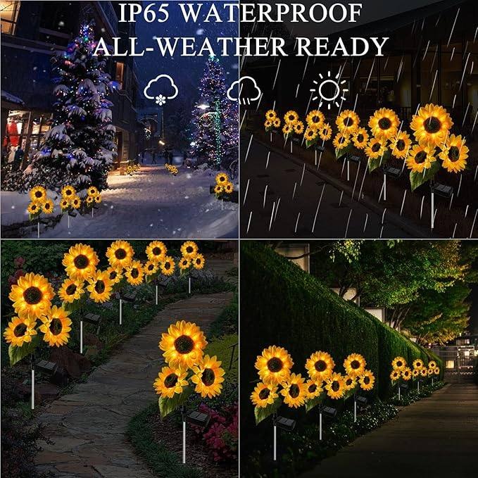 ⚡LAST DAY 50% OFF💡 Sunflower Solar Lights Outdoor Decor💡