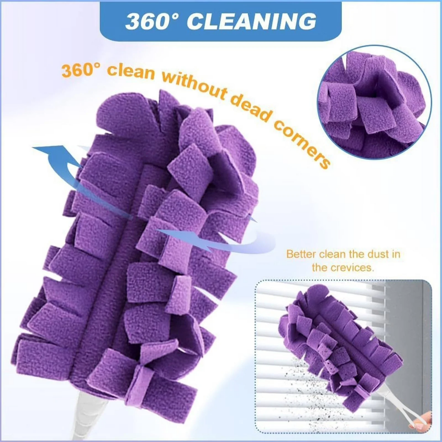 Reusable ChenilleMicrofiber Dust Duster