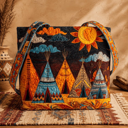 👜Handmade Native American Quilted Tote Bag